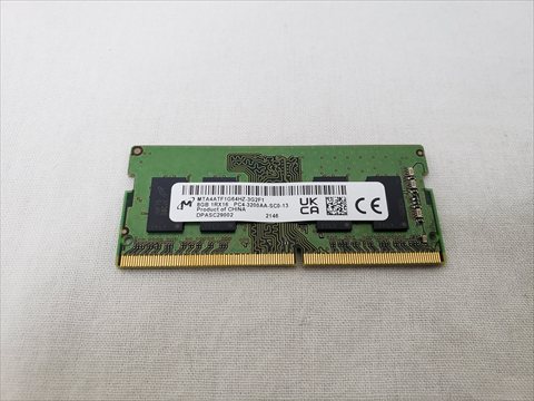 PC4-25600(DDR4 3200) 260Pin S.O.DIMM 8GB 各サイトで併売につき売切れのさいはご容赦願います。