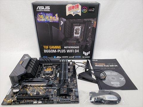 TUF GAMING B660M-PLUS D4 各サイトで併売につき売切れのさいはご容赦