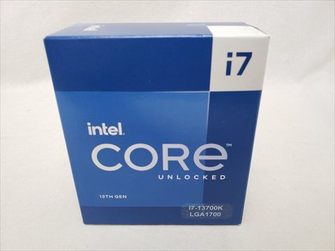 Core i7-13700K BOX (3.4/2.5GHz 16(8+8)コア/24スレッド Turbo Boost Max3.0/スマートキャッシュ30M/TDP125W) 各サイトで併売につき売切れのさいはご容赦願います。