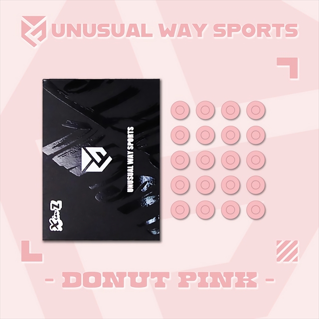 Unusual Way Sports Dot Donut Pink 20粒 汎用型マウスソール ☆6個まで￥250クリックポスト対応可能！