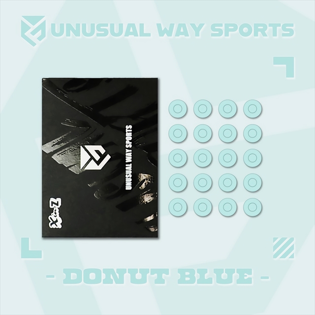 Unusual Way Sports Dot Donut Blue 20粒 汎用型マウスソール ☆6個まで￥250クリックポスト対応可能！