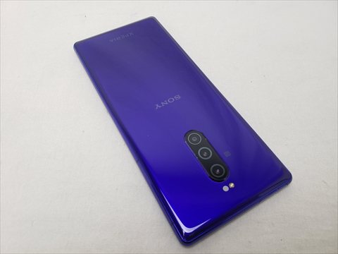 802SO パープル /Xperia1 【softbank SIMロック版】 各サイトで併売につき売切れのさいはご容赦願います。