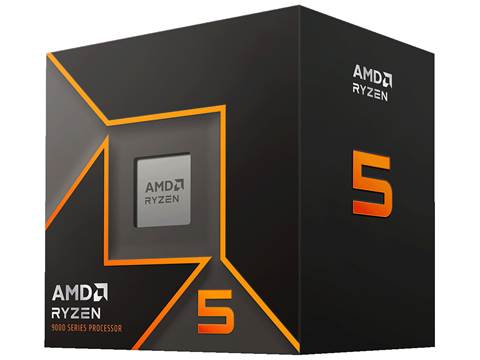 AMD Ryzen 5 9500F With Wraith Stealth cooler  (6C/12T、3.8GHz(最大5.0)、65W、L2+L3 Cache 38MB ) ※F型番は内蔵グラフィックスは搭載されておりません。