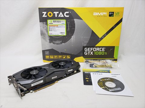 ZTGTX1080Ti-11GGDDR5AMP001/ZT-P10810D-10P (ZOTAC GEFORCE GTX 1080 Ti AMP EDITION) 各サイトで併売につき売切れのさいはご容赦願います。