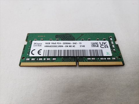 PC4-25600(DDR4 3200) 260Pin S.O.DIMM 16GB 各サイトで併売につき売切れのさいはご容赦願います。