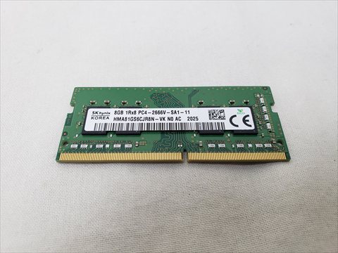 PC4-21300(DDR4 2666) 260Pin S.O.DIMM 8GB 各サイトで併売につき売切れのさいはご容赦願います。