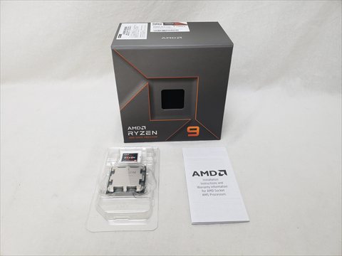 Ryzen9 7900X W/O Cooler (12C/24T、4.7GHz(最大5.6)、170W、L2+L3 Cache 76MB) 各サイトで併売につき売切れのさいはご容赦願います。
