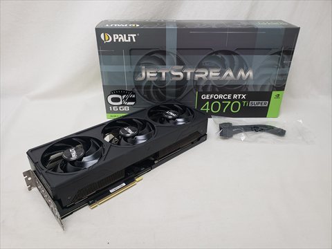 [保証確認] GeForce RTX 4070 Ti SUPER JetStream OC 16GB /NED47TSS19T2-1043J 各サイトで併売につき売切れのさいはご容赦願います。