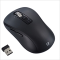 MUS-DKF239BK 【感動ホイールマウス】Bluetooth・USB無線(デュアル)静音5ボタンBlueLEDマウス Sサイズ/ブラック