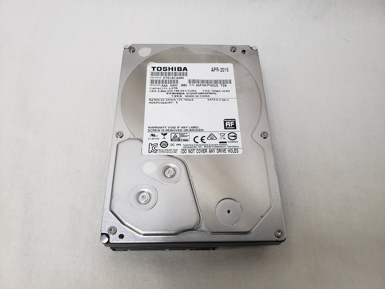 DT01ACA300 各サイトで併売につき売切れのさいはご容赦願います