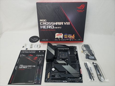 ROG CROSSHAIR VIII HERO (WI-FI) 各サイトで併売につき売切れのさいはご容赦願います。