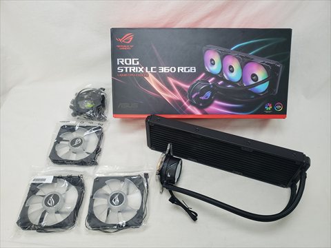ROG STRIX LC 360 RGB 各サイトで併売につき売切れのさいはご容赦願います。