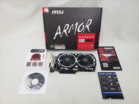 Radeon RX 570 ARMOR 4G OC 各サイトで併売につき売切れのさいはご容赦願います。