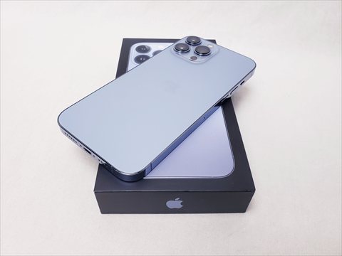 iPhone13 Pro Max 256GB シエラブルー /MLJD3J/A 【国内版 SIMFREE】 各サイトで併売につき売切れのさいはご容赦願います。