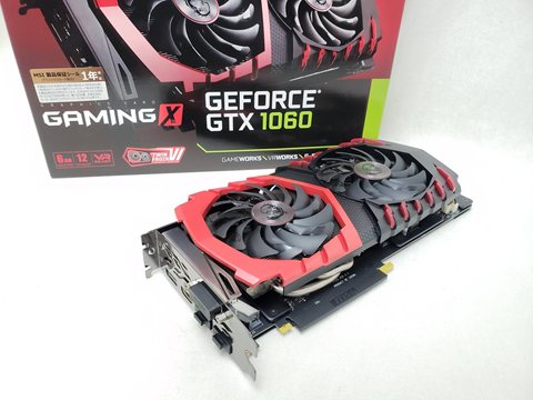 GeForce GTX 1060 GAMING X 6G 各サイトで併売につき売切れのさいはご容赦願います。