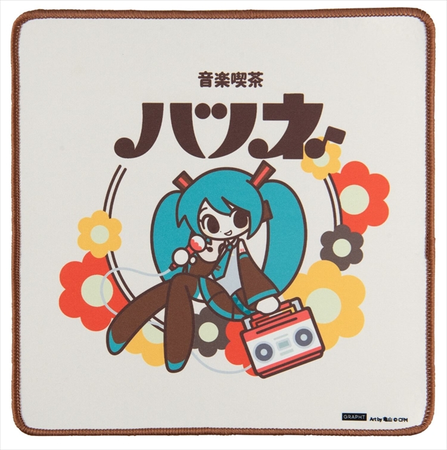 初音ミク マウスパッド Art by 亀山 ラジカセ TGR140-MRA-ONE