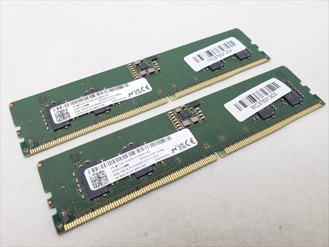 PC5-44800(DDR5 5600) 8GB x2 /バルク　★こちらのメモリだけでの販売はできません、PC（弊社組立）のご注文分の場合のみご購入いただけます。★ 各サイトで併売につき売切れのさいはご容赦願います。