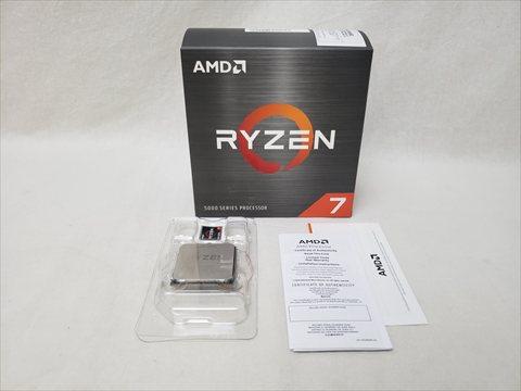 Ryzen 7 5700X W/O Cooler BOX (8C/16T、3.4GHz(最大4.6)、65W、L3 Cache 32MB) 各サイトで併売につき売切れのさいはご容赦願います。