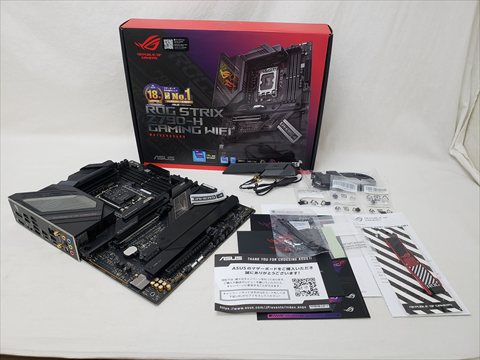 ROG STRIX Z790-H GAMING WIFI 各サイトで併売につき売切れのさいはご容赦願います。