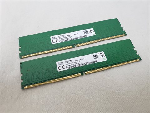 PC5-38400(DDR5 4800) 16GB x2 /バルク　★こちらのメモリだけでの販売はできません、PC（弊社組立）のご注文分の場合のみご購入いただけます。★ 各サイトで併売につき売切れのさいはご容赦願います。