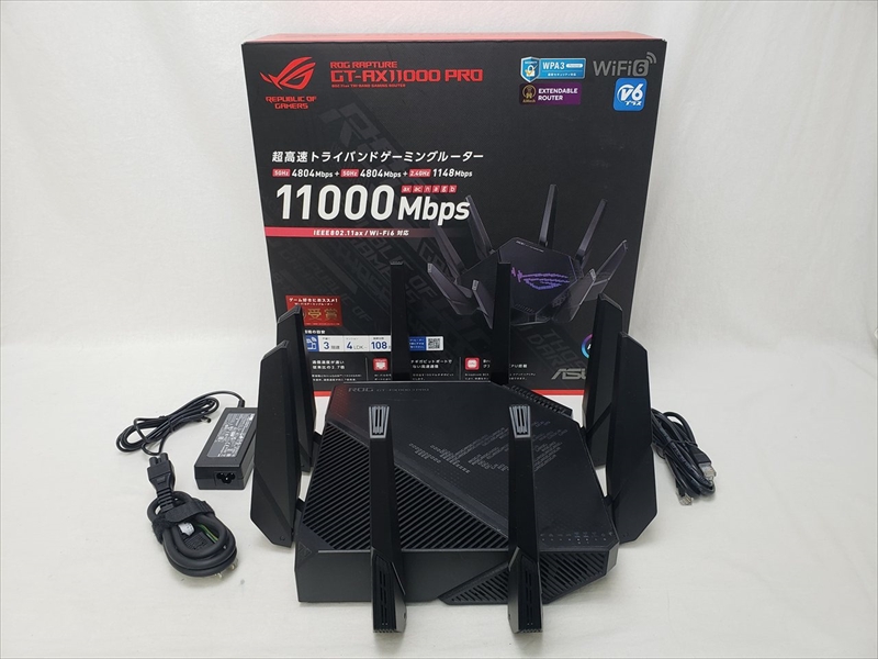 中古】 ROG Rapture GT-AX11000 PRO/J 【毎月第2土曜日はワンズの日