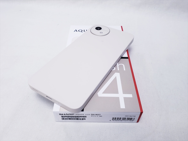 新品 SIMフリー SHARP AQUOS wish4 SH-M27 ホワイト 【公式通販】