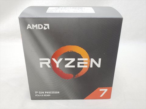 Ryzen 7 3700X With Wraith Prism cooler (8C16T/3.6GHz（4.4）/65W/Total Cache 36MB) 各サイトで併売につき売切れのさいはご容赦願います。