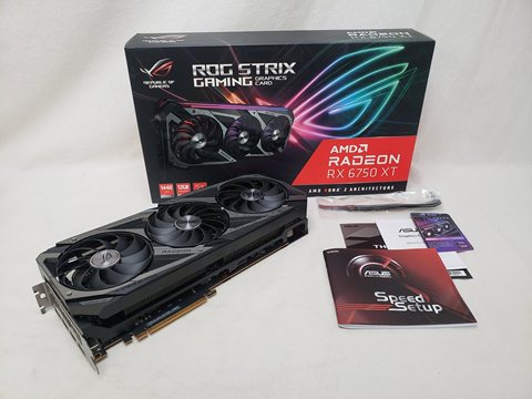 ROG-STRIX-RX6750XT-O12G-GAMING 各サイトで併売につき売切れのさいはご容赦願います。