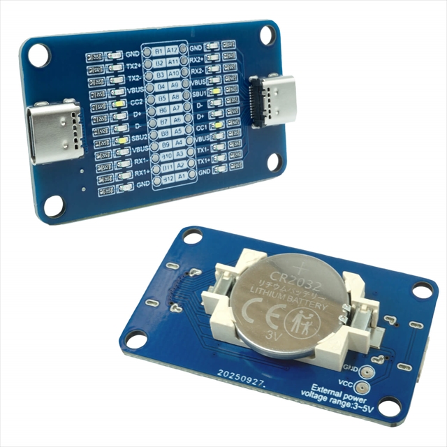 MS-010 24pin対応Type-Cケーブル結線検出モジュールボード