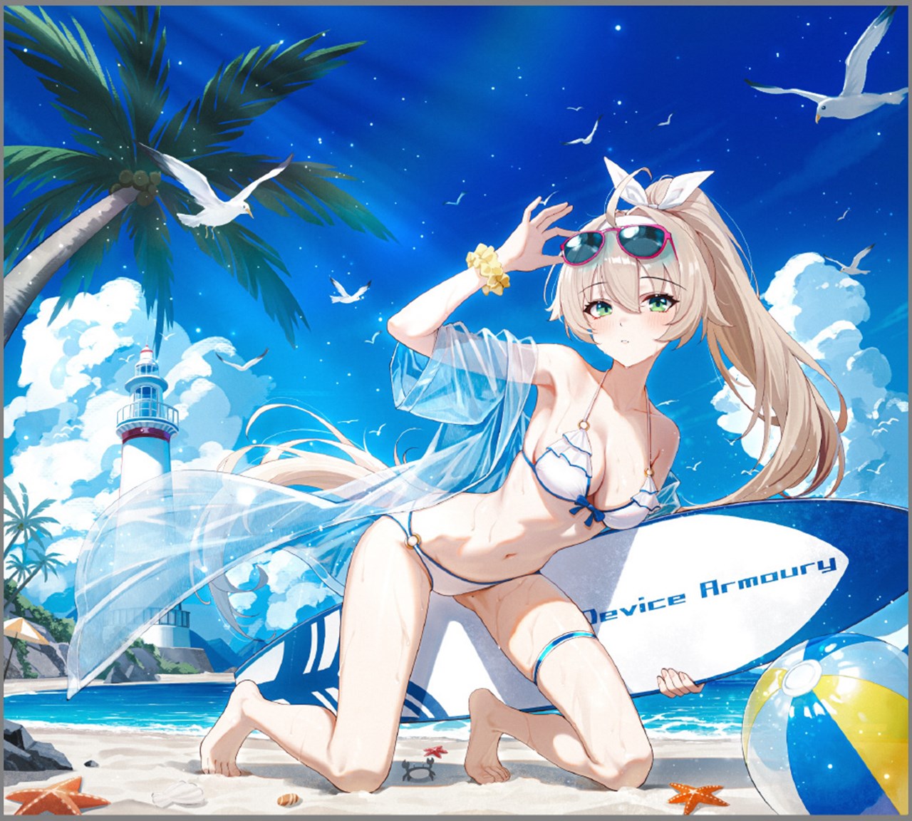 DeviceArmoury 003 零零参 夏待波 Ver． ガラスマウスパッド | マウス