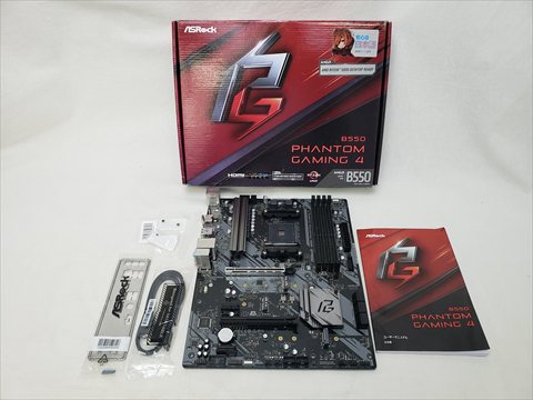 B550 Phantom Gaming 4 各サイトで併売につき売切れのさいはご容赦願います。