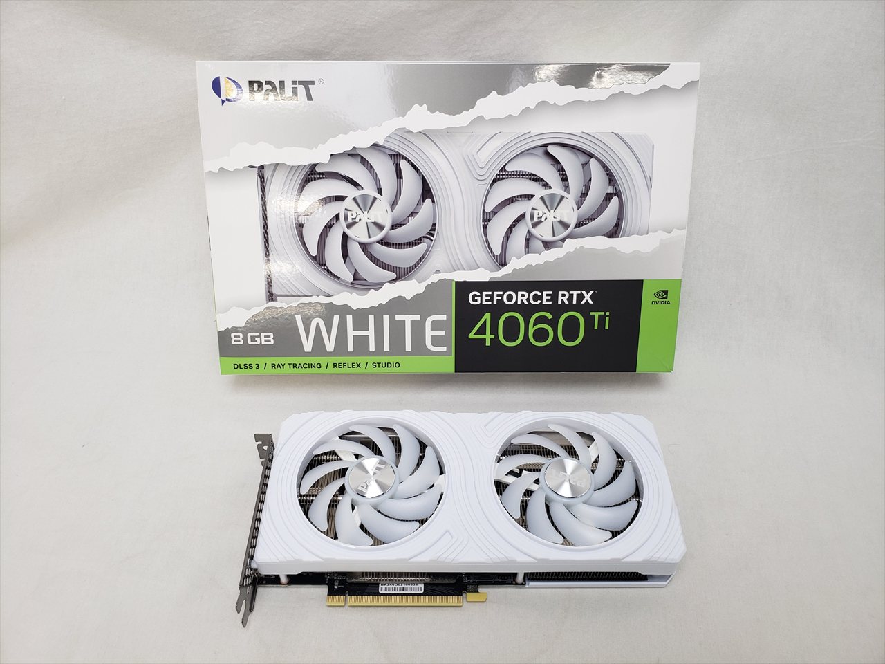 GeForce RTX 4060 Ti WHITE 8GB /NE6406T019P1-1048L 各サイトで併売
