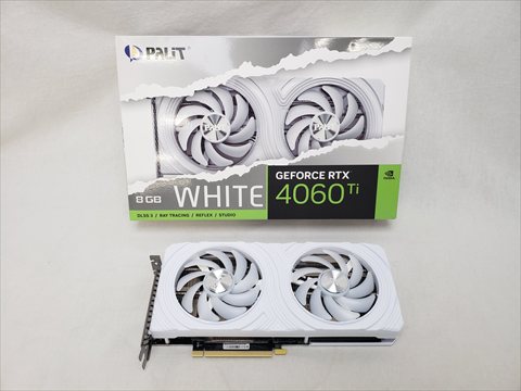 GeForce RTX 4060 Ti WHITE 8GB /NE6406T019P1-1048L 各サイトで併売につき売切れのさいはご容赦願います。