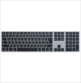 FK418BTB-JP/3 Matias Wireless Aluminum Keyboard - Space gray 日本語配列
