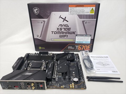 MAG X670E TOMAHAWK WIFI 各サイトで併売につき売切れのさいはご容赦願います。