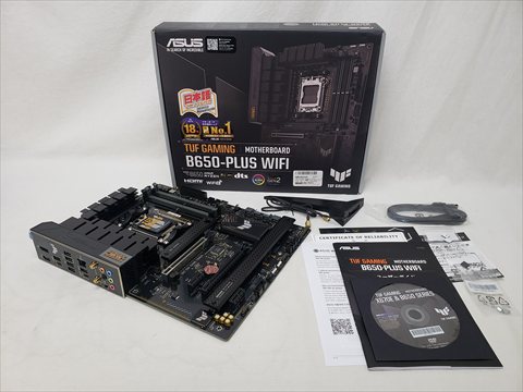 TUF GAMING B650-PLUS WIFI 各サイトで併売につき売切れのさいはご容赦願います。