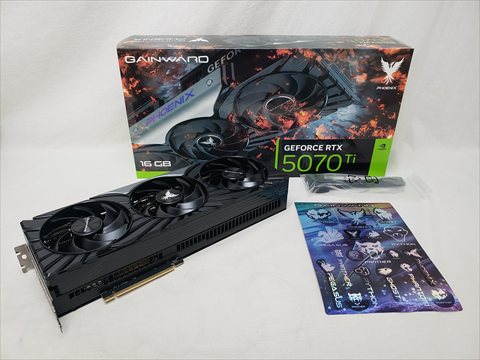 [保証確認] NE7507T019T2-GB2031C GAINWARD RTX 5070 Ti PHOENIX 16GB GDDR7 V1 各サイトで併売につき売切れのさいはご容赦願います。