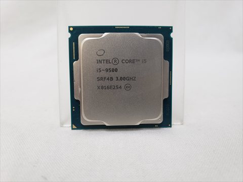 Core i5-9500 バルク (3.00GHz/ターボブースト時4.40GHz/6-core 6-thread/Total Cache 9MB/TDP65W) 各サイトで併売につき売切れのさいはご容赦願います。