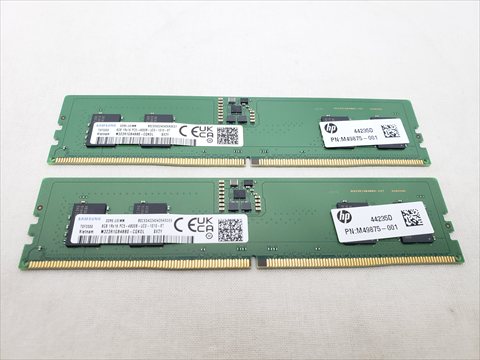 PC5-38400(DDR5 4800) 8GB 2枚組 /バルク　★こちらのメモリだけでの販売はできません、PC（弊社組立）のご注文分の場合のみご購入いただけます。★ 各サイトで併売につき売切れのさいはご容赦願います。