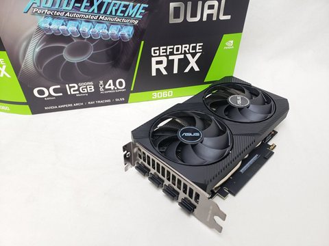 DUAL-RTX3060-O12G-V2 各サイトで併売につき売切れのさいはご容赦願います。