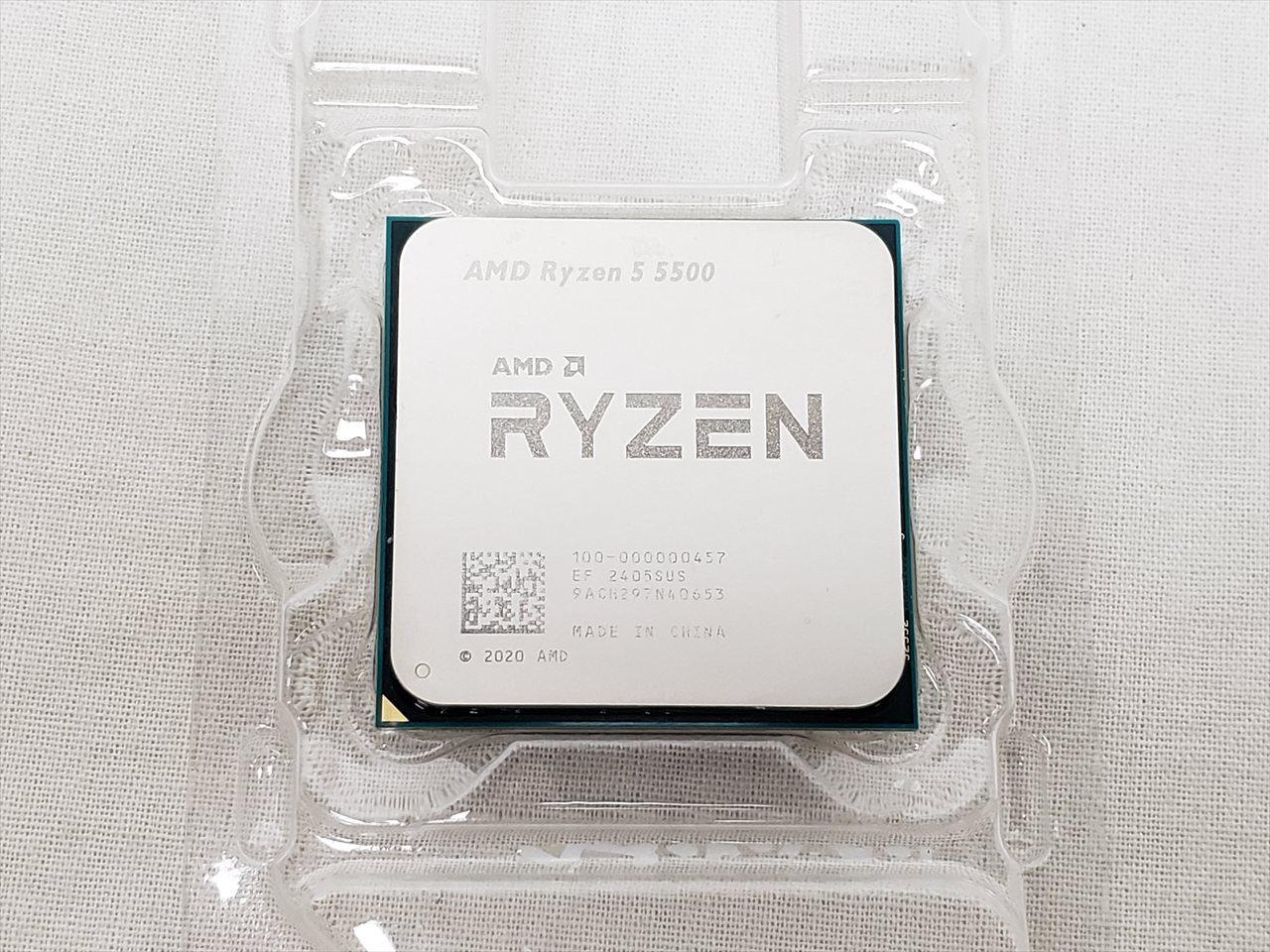 Ryzen 5 5500 バルク (6C/12T、3.6GHz(最大4.2)、65W、L3 Cache 16MB