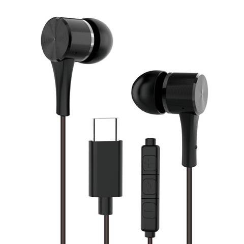 HD-WEHPC12BK Tyep-Cステレオ有線イヤホン