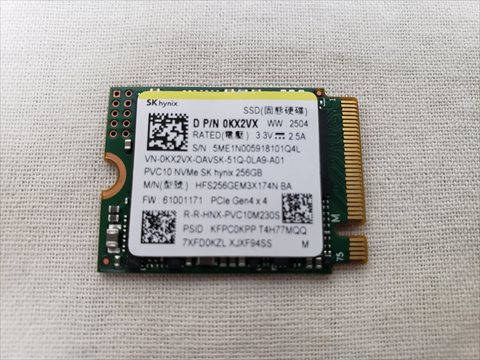 HFS256GEM3X174N ※M.2 2230 各サイトで併売につき売切れのさいはご容赦願います。