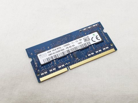 204Pin 1600(PC3L-12800) 4GB DDR3L S.O.DIMM 各サイトで併売につき売切れのさいはご容赦願います。