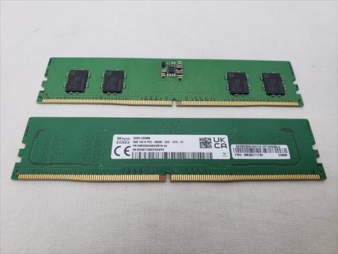 PC5-44800(DDR5 5600) 8GB x2 /バルク　★こちらのメモリだけでの販売はできません、PC（弊社組立）のご注文分の場合のみご購入いただけます。★ 各サイトで併売につき売切れのさいはご容赦願います。