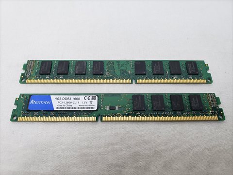 PC3-12800(DDR3 1600) 4GB x2 /バルク 各サイトで併売につき売切れのさいはご容赦願います。
