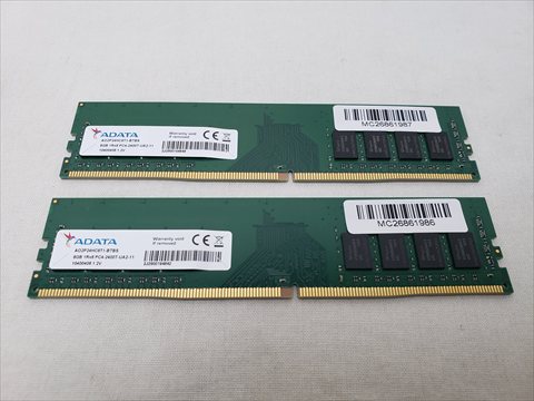 PC4-19200(DDR4 2400) 8GB x2 /バルク 各サイトで併売につき売切れのさいはご容赦願います。