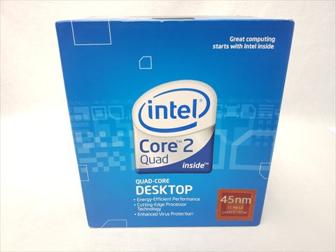 Core 2 Quad Q9450 BOX (2.66GHz, L2=12M , FSB1333, TDP95W, 45nm) 各サイトで併売につき売切れのさいはご容赦願います。
