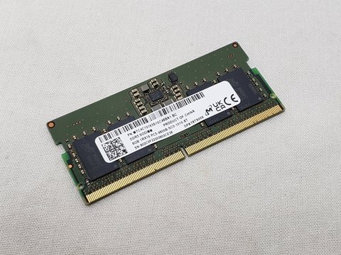 262Pin 4800(PC5-38400) 8GB DDR5 S.O.DIMM 各サイトで併売につき売切れのさいはご容赦願います。