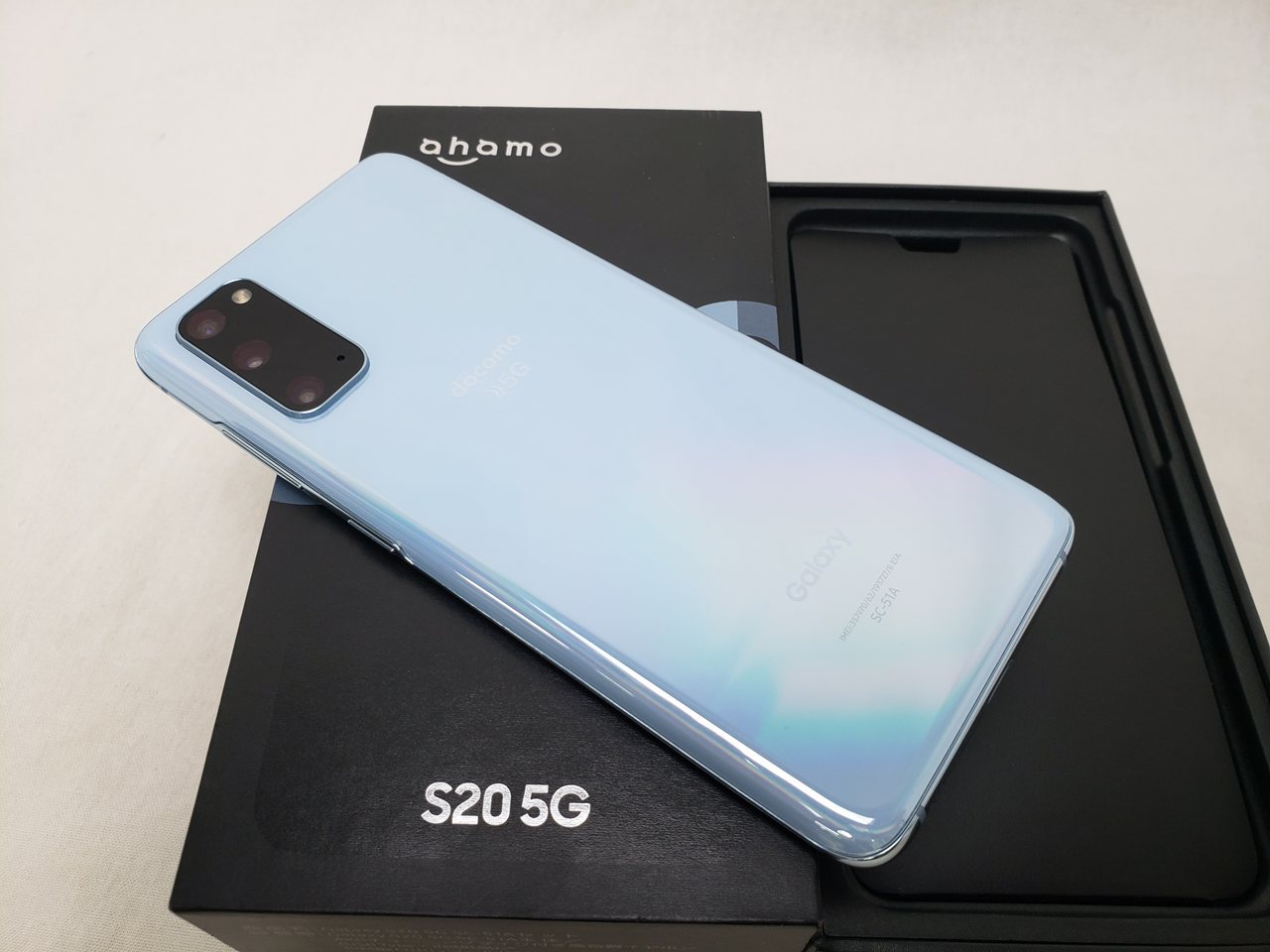 アハモ版Galaxy S20 5G SC-51A クラウドブルー128G 【公式通販】
